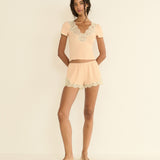 DOEN - ORNA SHORT - - LIGHT PEACH SORBET