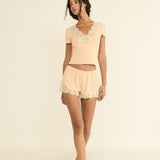 DOEN - ORNA SHORT - - LIGHT PEACH SORBET