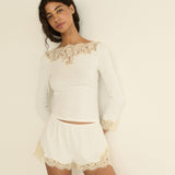 DOEN - ORNA SHORT - - SALT