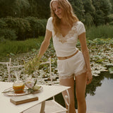 DOEN - ORNA SHORT - - SALT