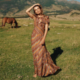 DÔEN - ORPHELIA DRESS -- HEDY STRIPE