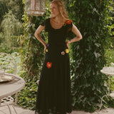 DOEN - ORPHINA DRESS - - BLACK