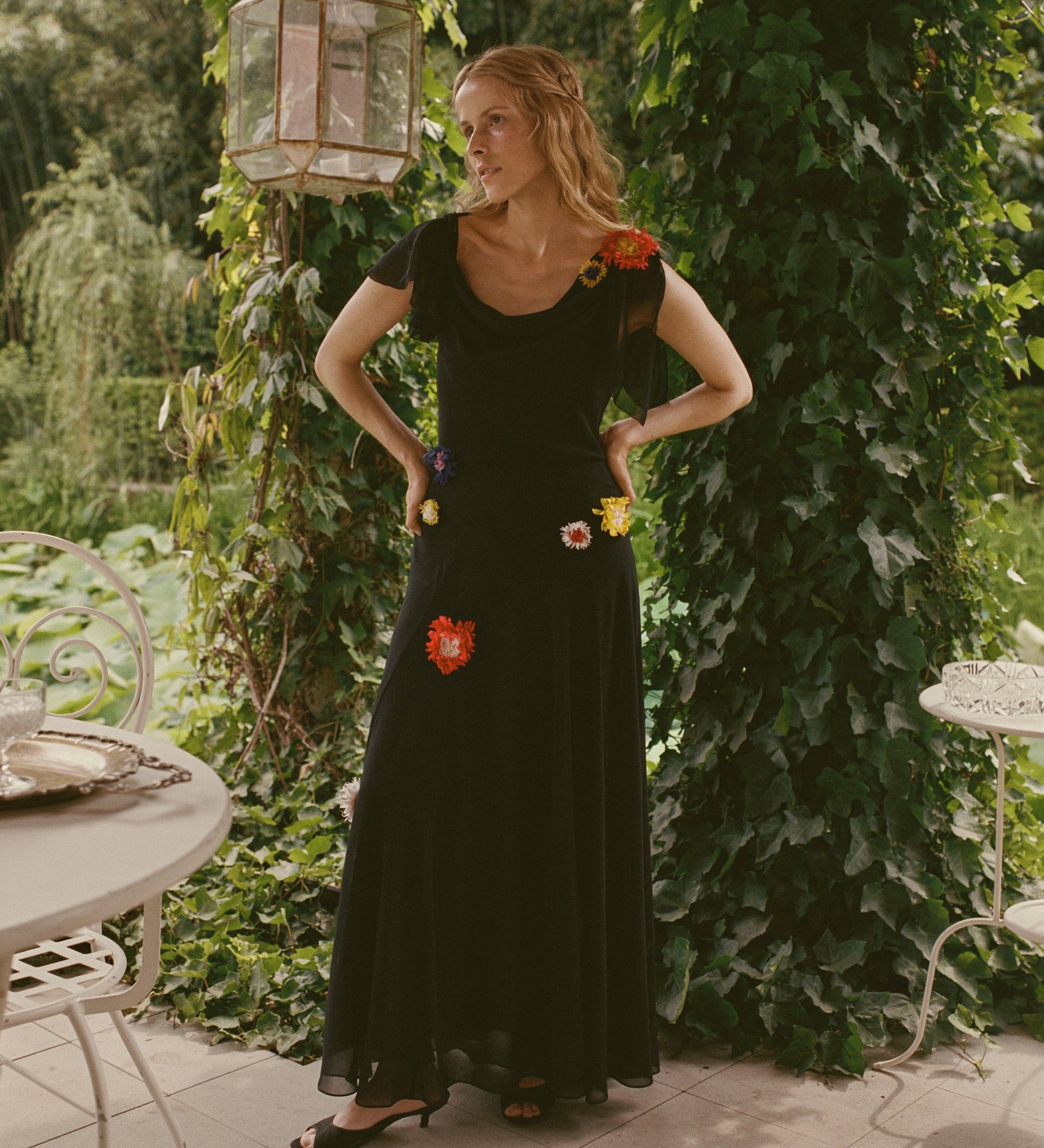 DOEN - ORPHINA DRESS - - BLACK