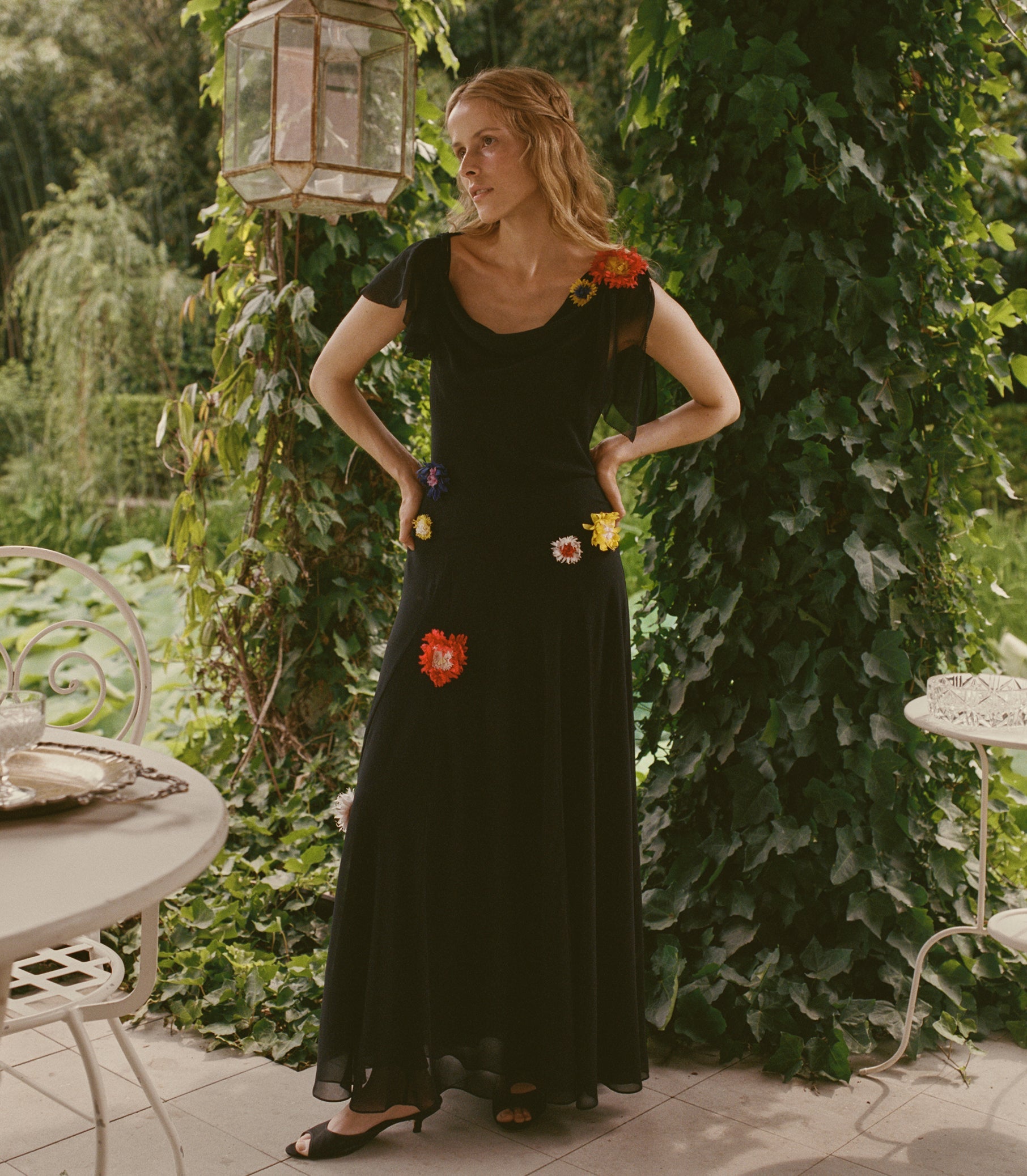 DOEN - ORPHINA DRESS - - BLACK