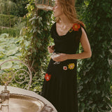 DOEN - ORPHINA DRESS - - BLACK