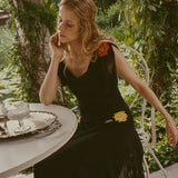 DOEN - ORPHINA DRESS - - BLACK