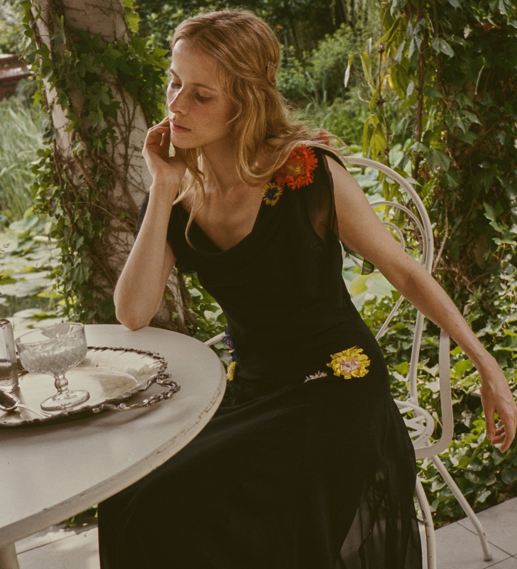 DOEN - ORPHINA DRESS - - BLACK