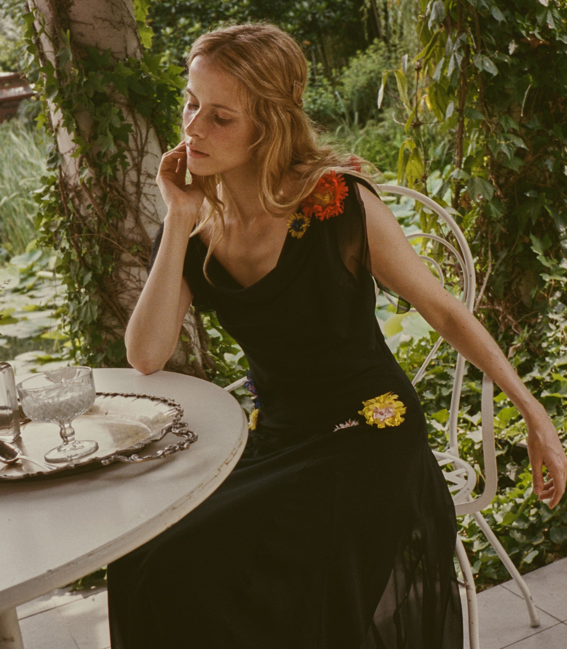 DOEN - ORPHINA DRESS - - BLACK