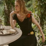 DOEN - ORPHINA DRESS - - BLACK