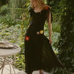 DOEN - ORPHINA DRESS - - BLACK