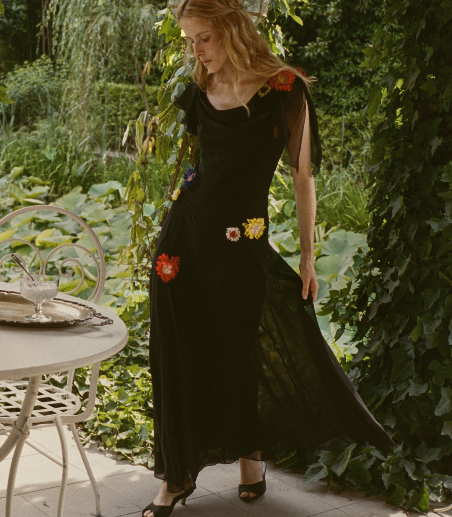 DOEN - ORPHINA DRESS - - BLACK