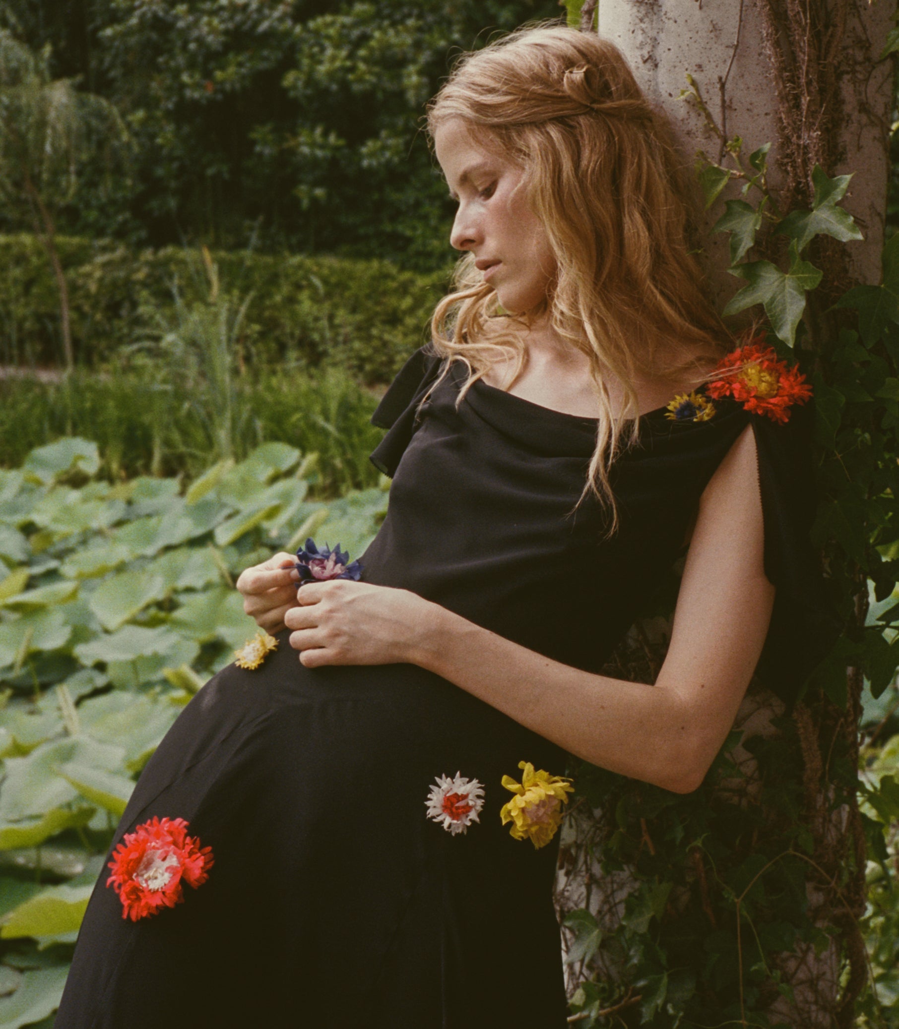 DOEN - ORPHINA DRESS - - BLACK