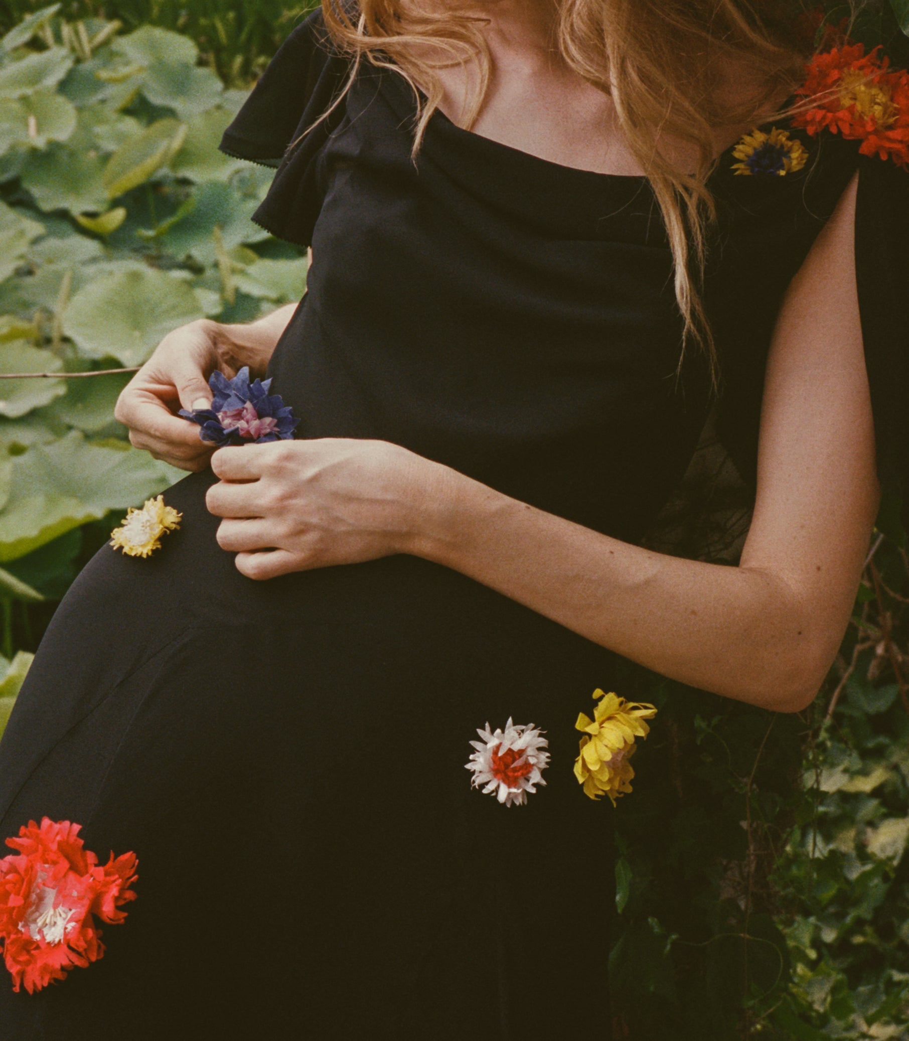DOEN - ORPHINA DRESS - - BLACK