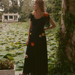 DOEN - ORPHINA DRESS - - BLACK