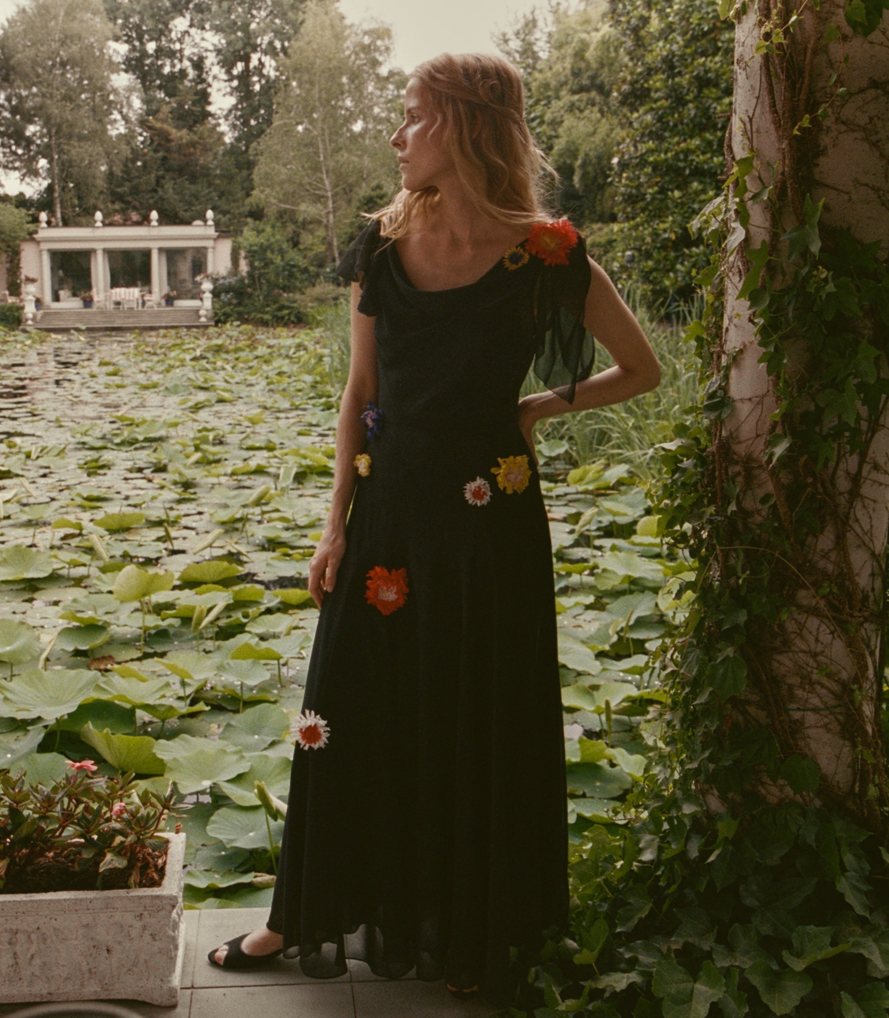 DOEN - ORPHINA DRESS - - BLACK