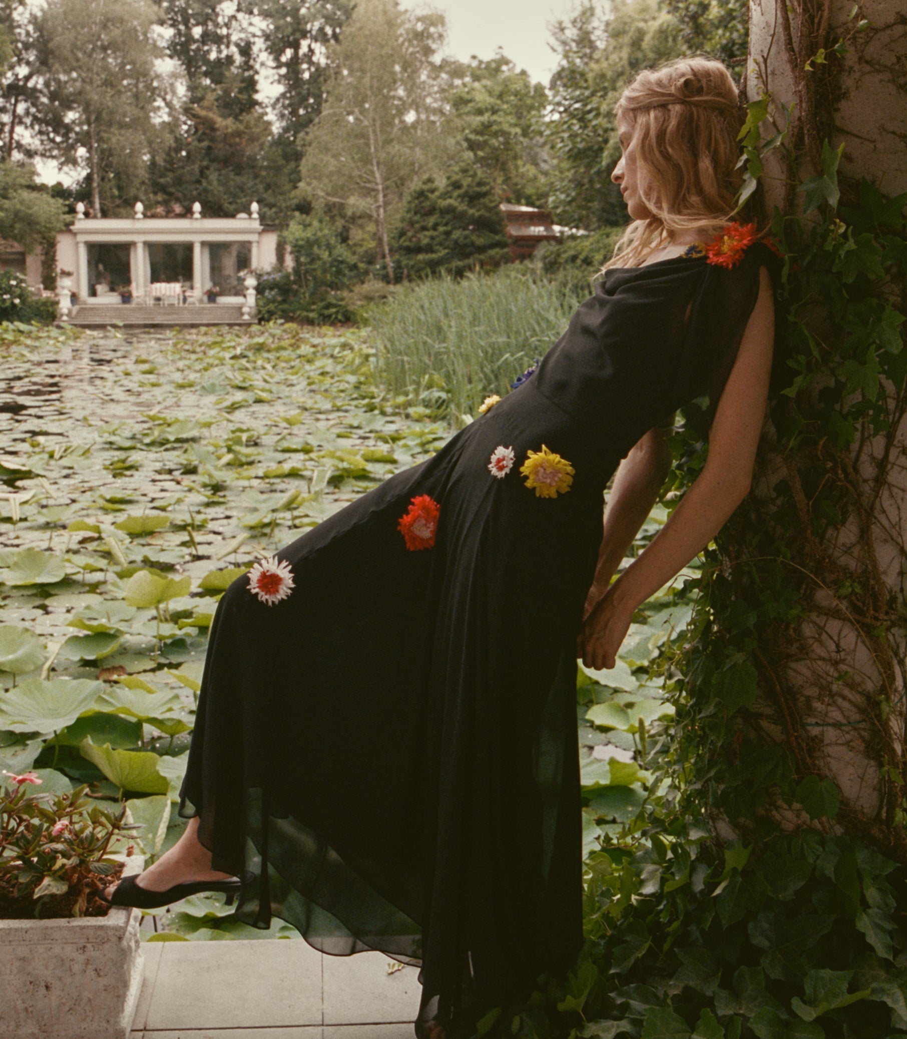 DOEN - ORPHINA DRESS - - BLACK