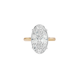 Dorsey - 14K ELLIS OVAL - CUT SOLITAIRE RING IN LAB DIAMOND