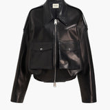 Khaite - Owey Jacket in Black Leather