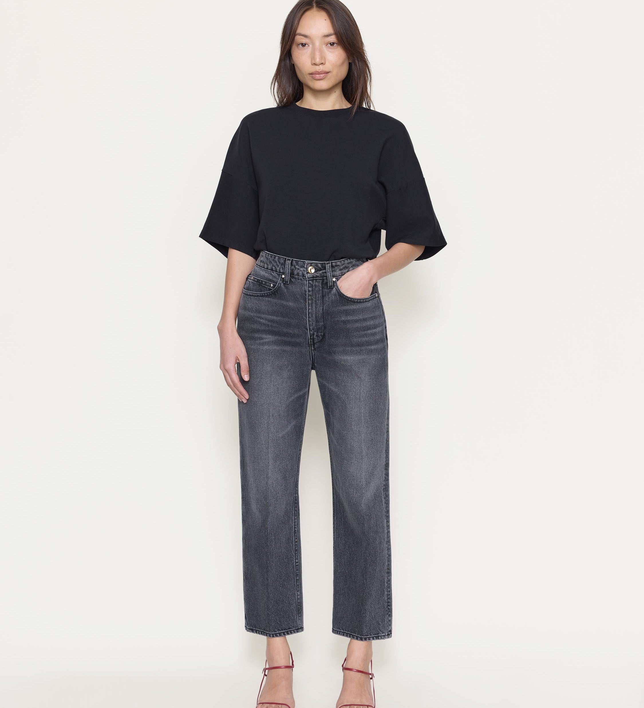 OSSOU - Drift Jean in Storm Wash