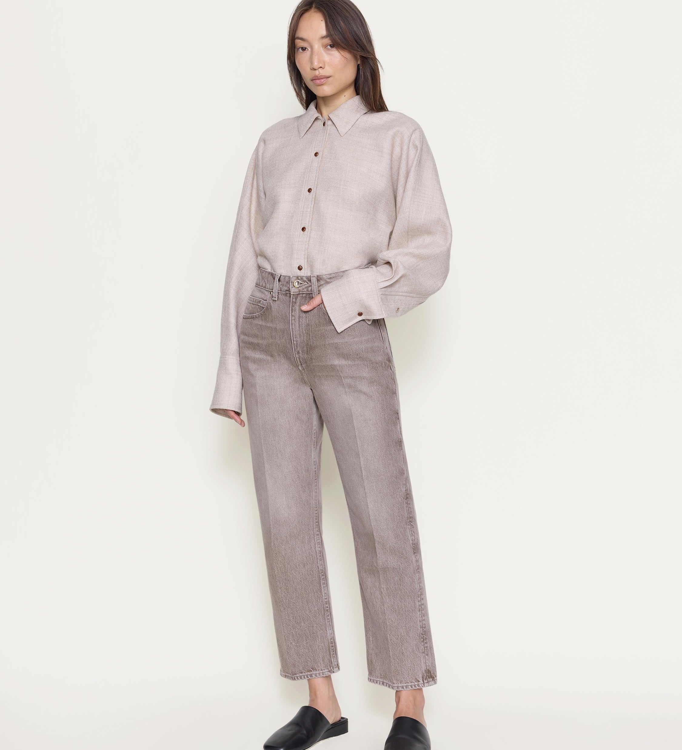 OSSOU - Drift Jean in Rye Wash