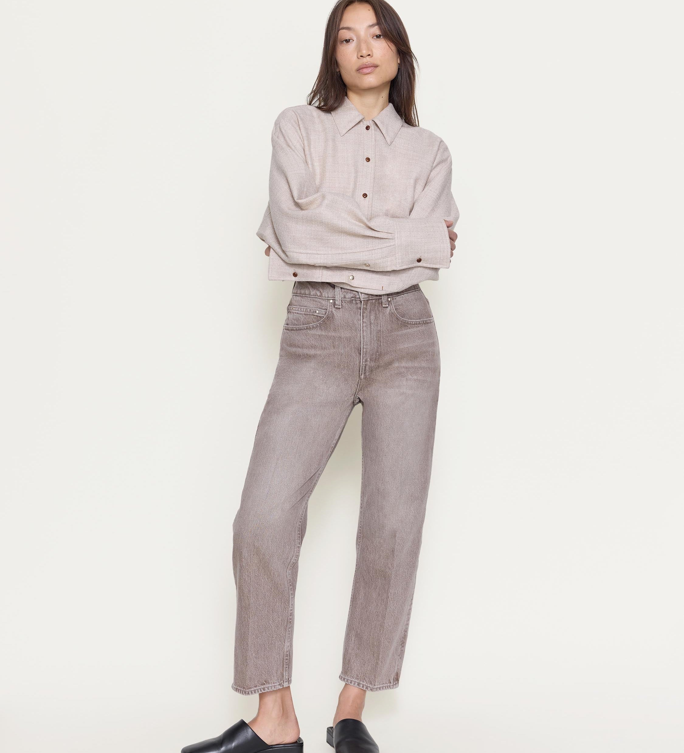 OSSOU - Drift Jean in Rye Wash