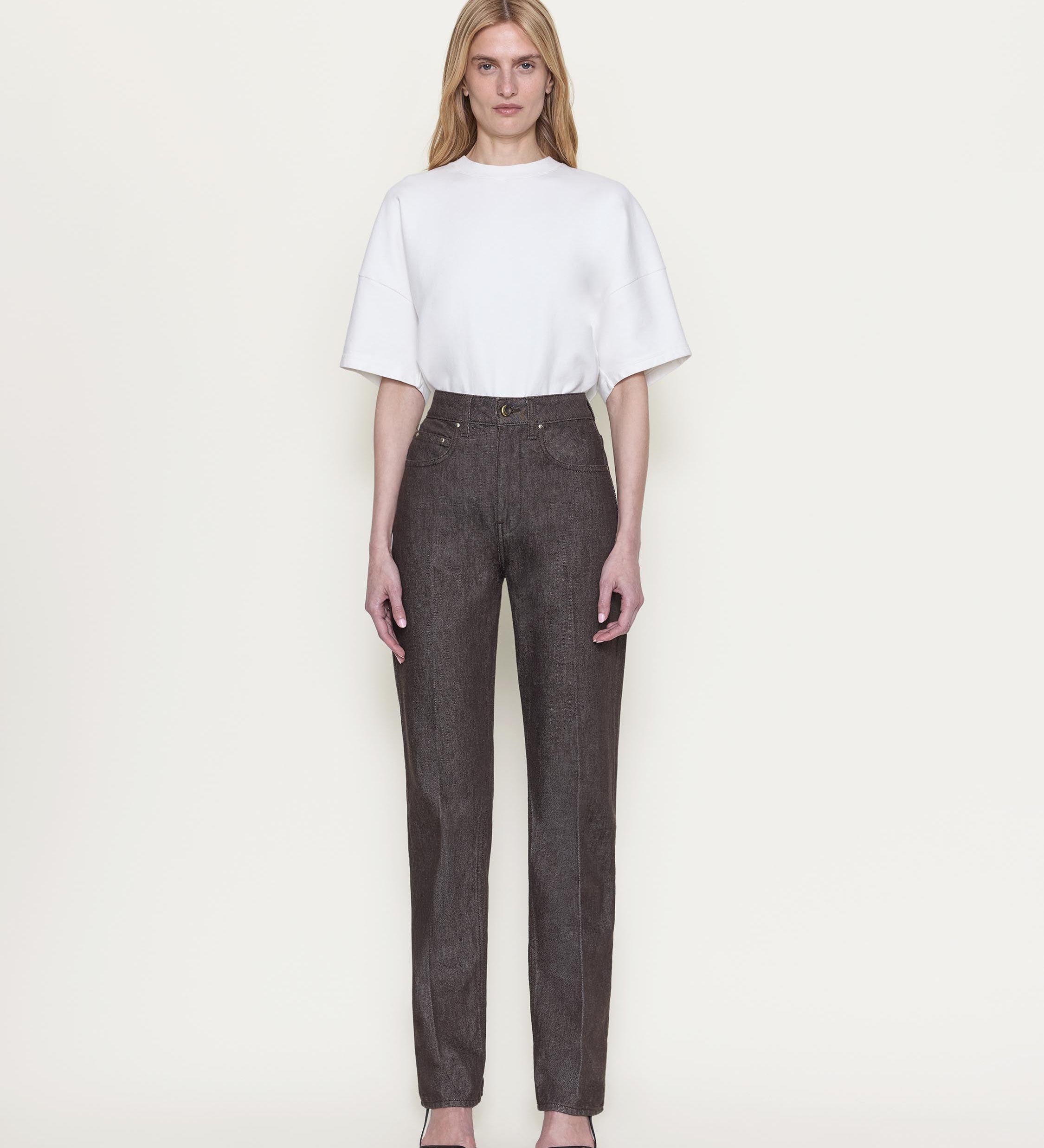 OSSOU - Noon Jean in Sorrel Wash