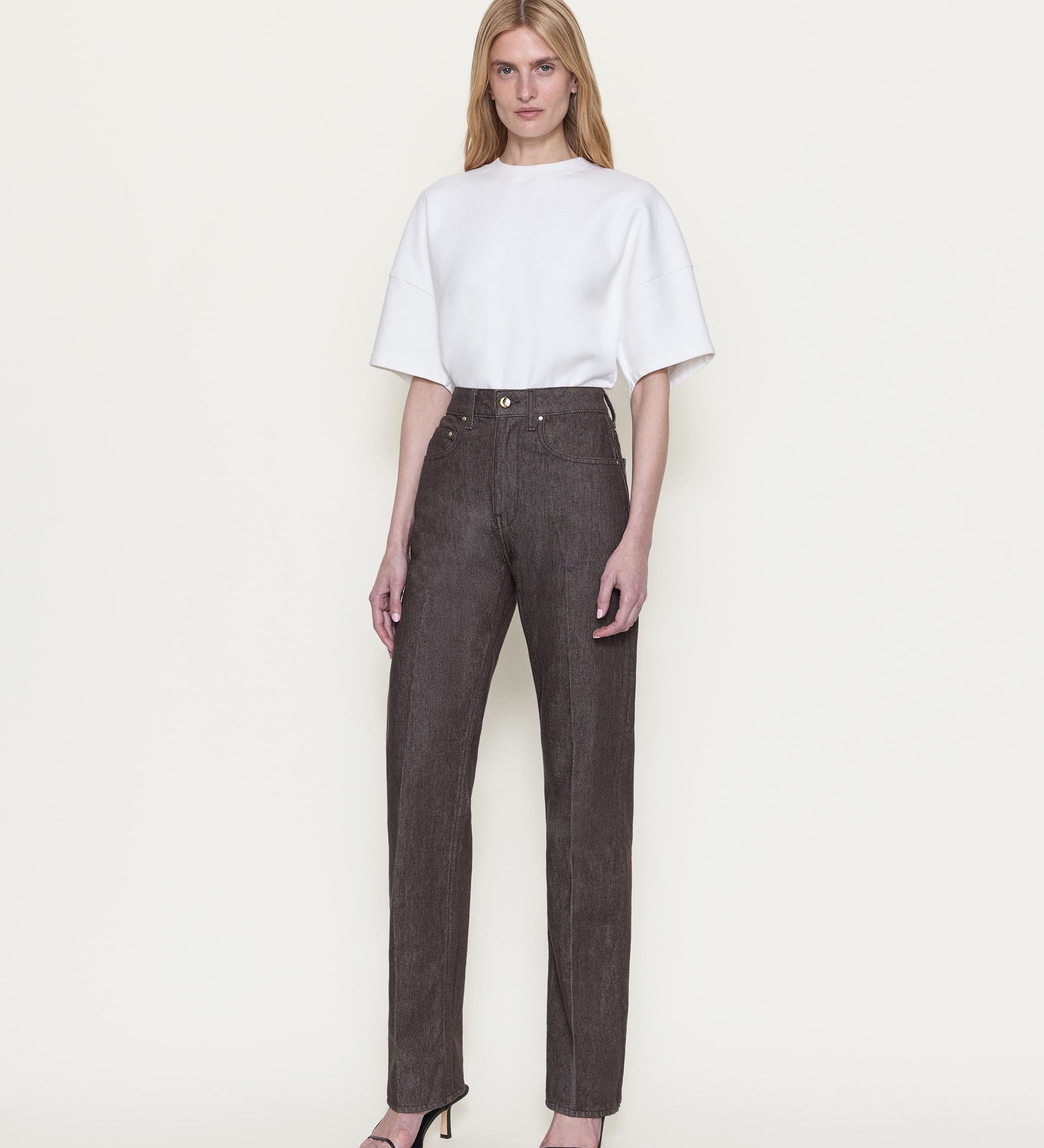 OSSOU - Noon Jean in Sorrel Wash