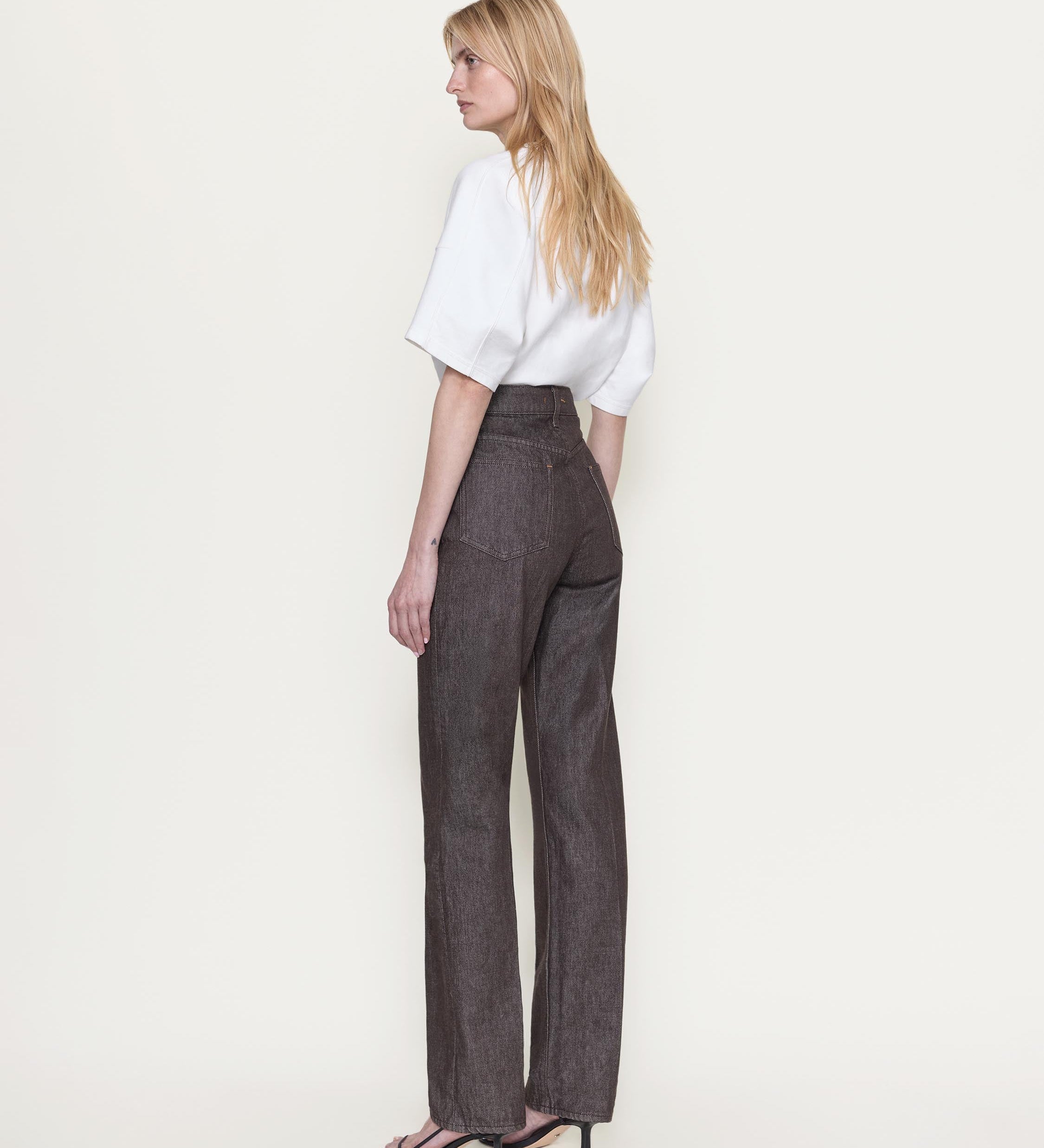 OSSOU - Noon Jean in Sorrel Wash