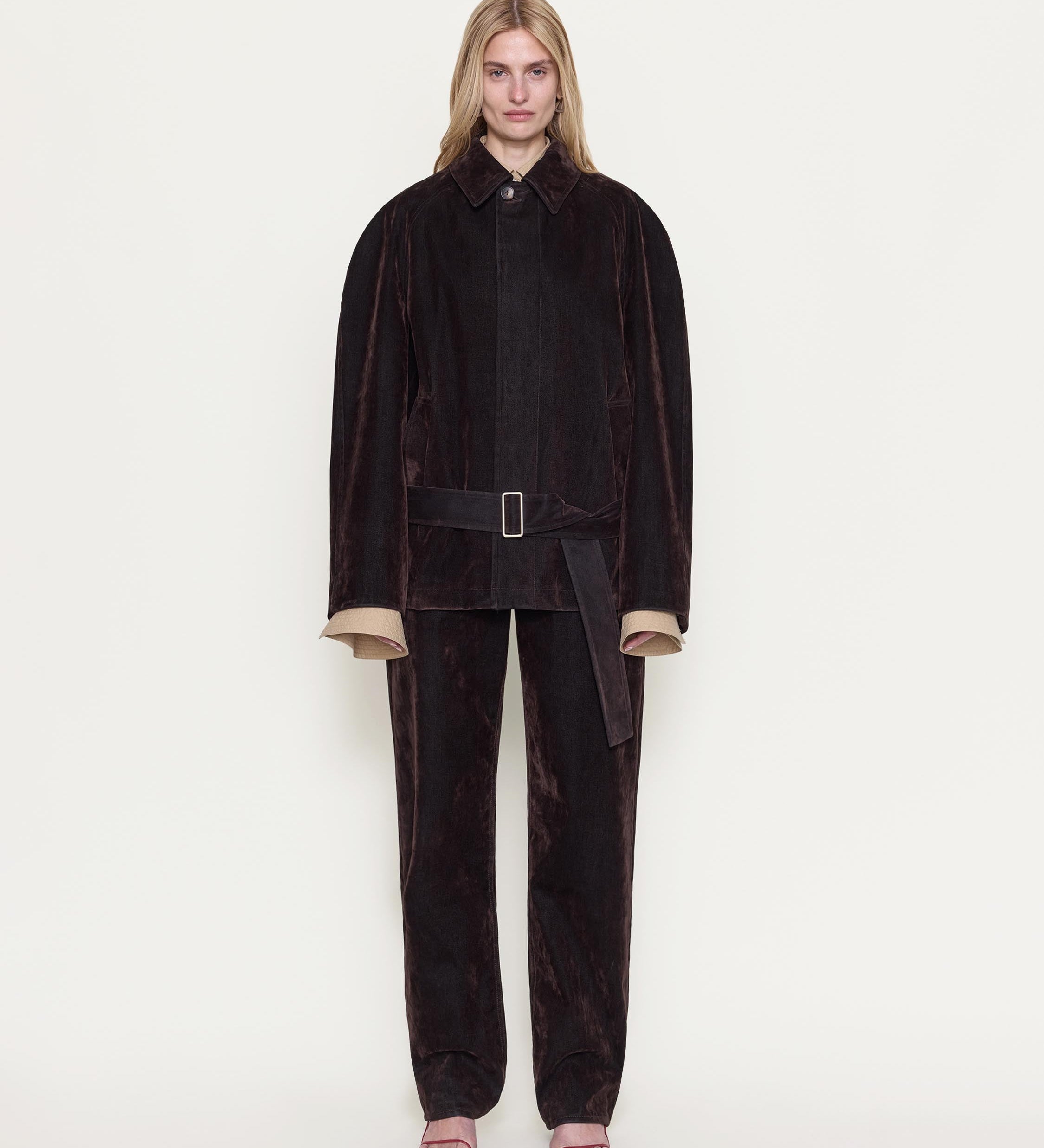 OSSOU - Cantle Coat in Tobacco