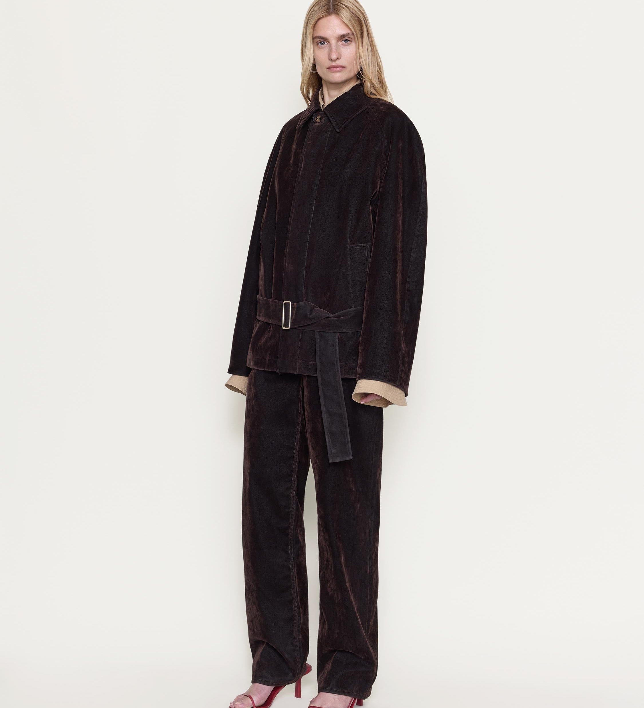 OSSOU - Cantle Coat in Tobacco
