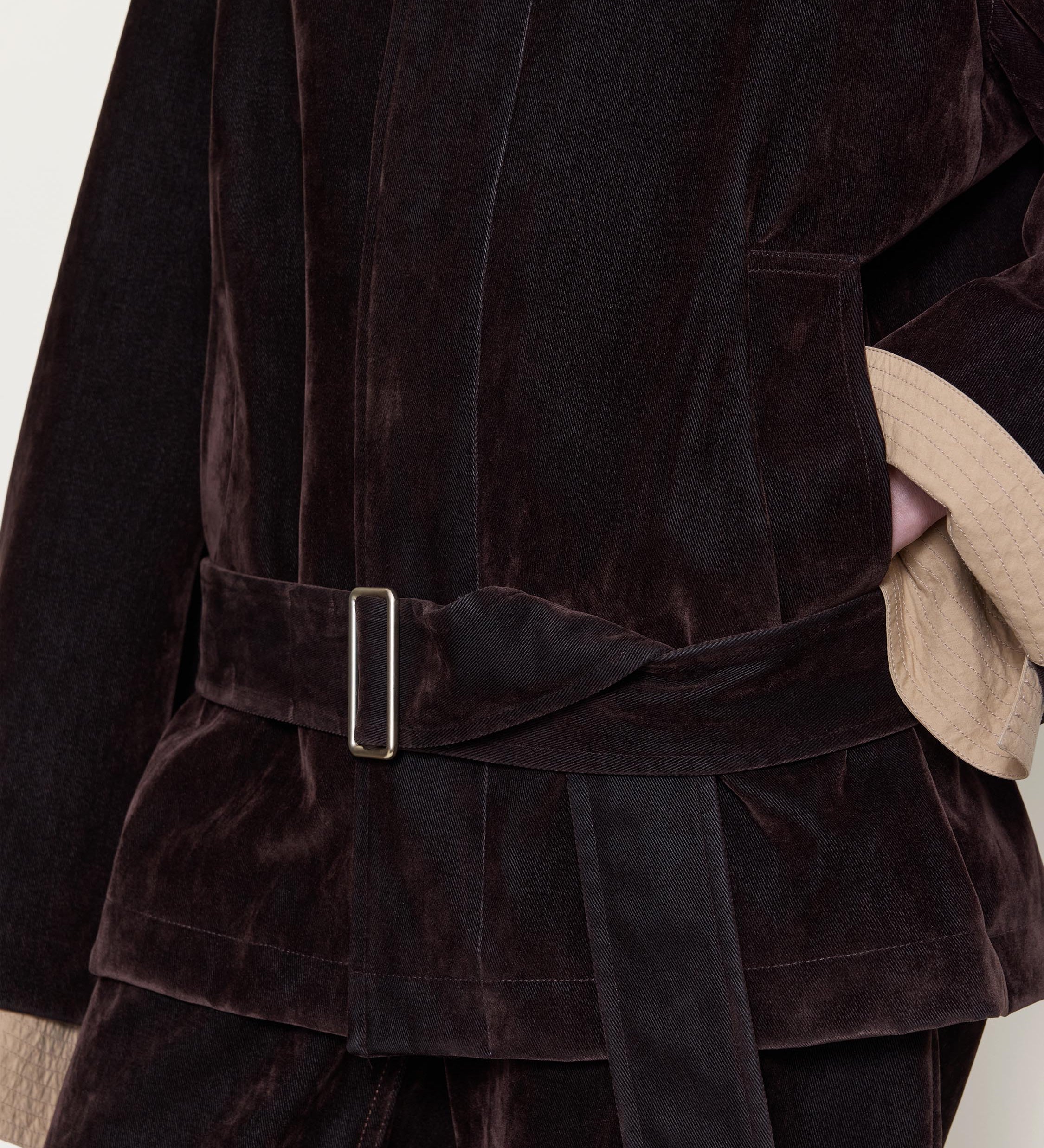OSSOU - Cantle Coat in Tobacco