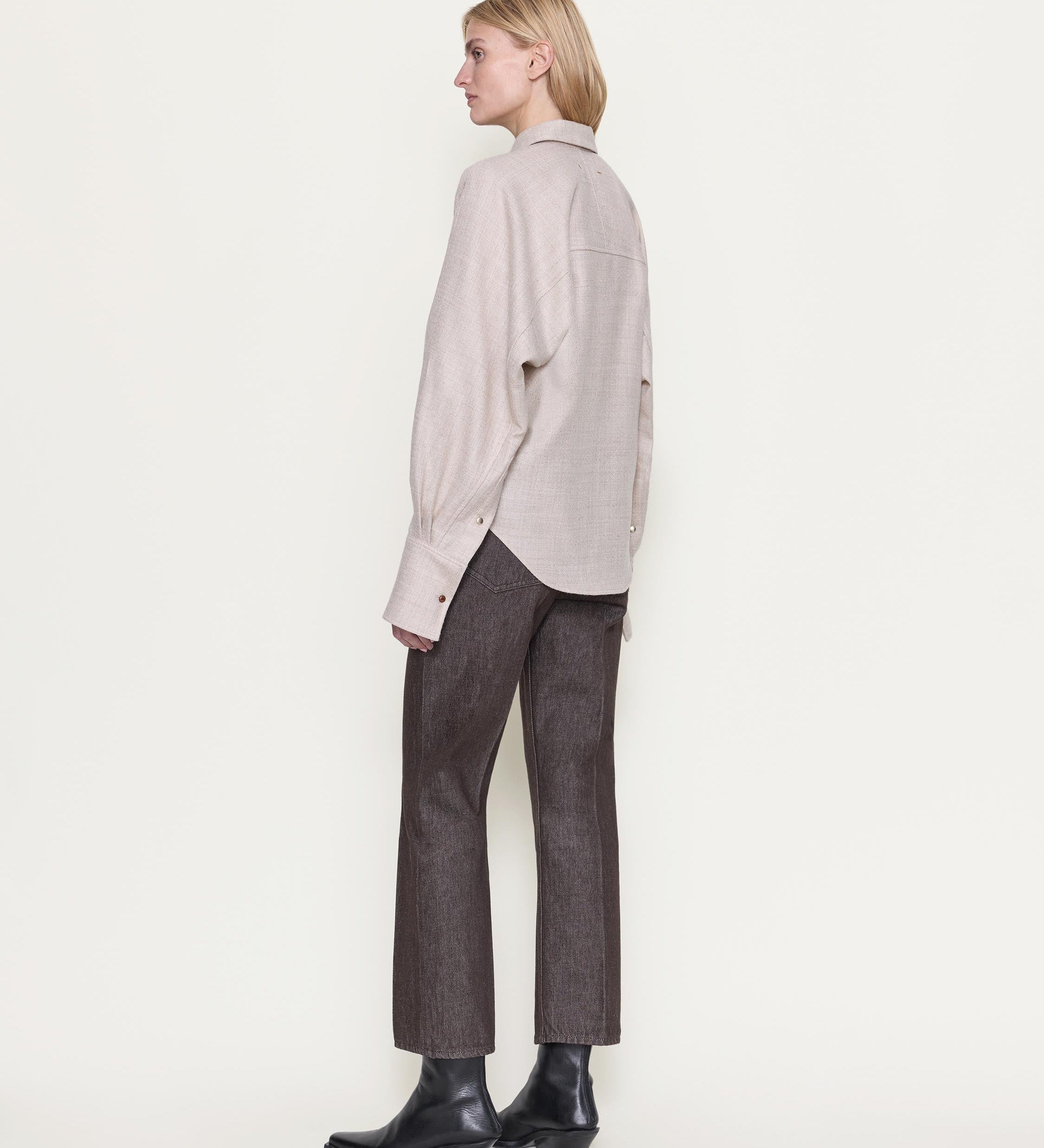 OSSOU - Ridge Shirt in Rye Wool