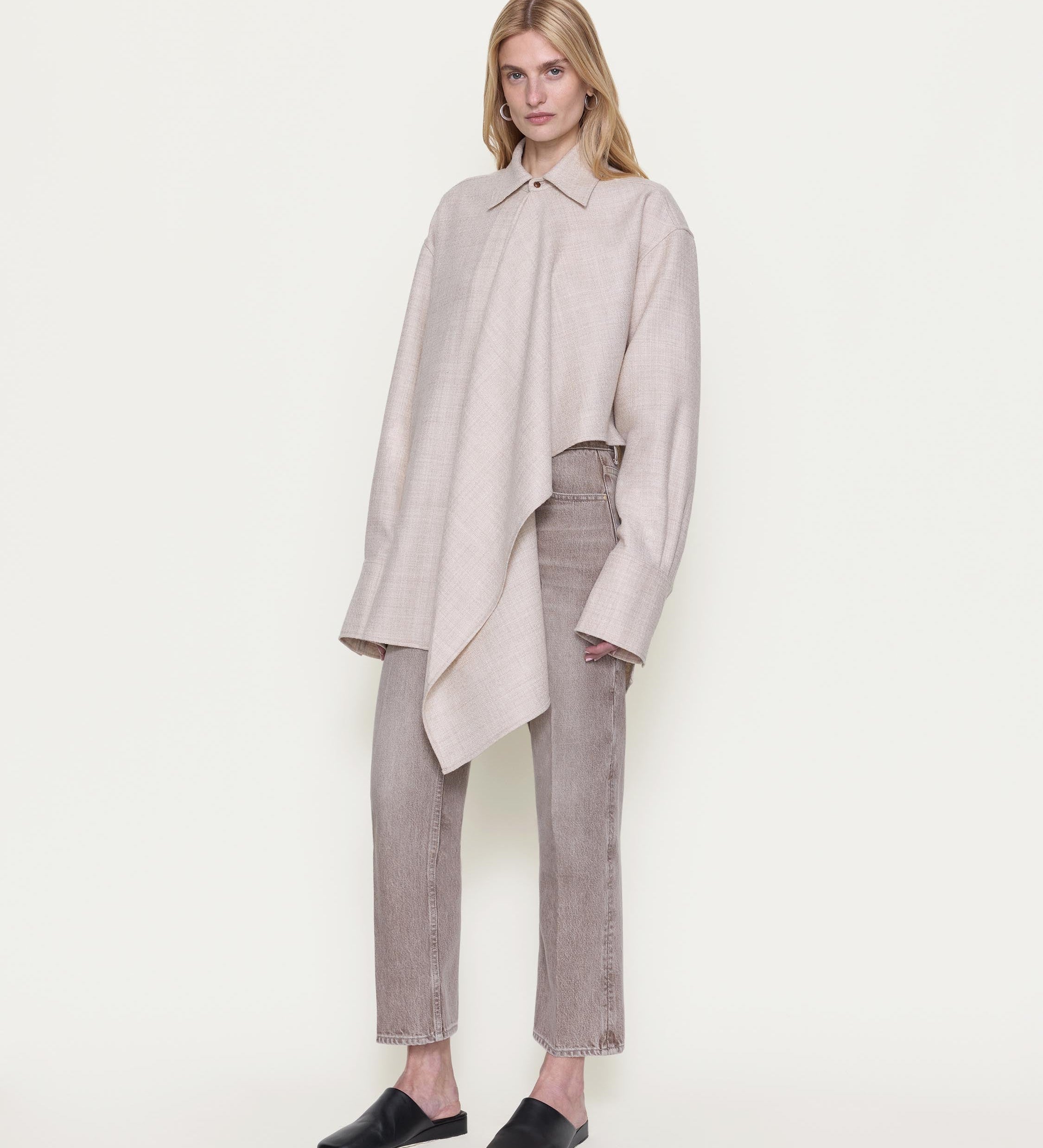 OSSOU - Tess Shirt in Rye