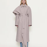 OSSOU - Canyon Coat in Dune Melange