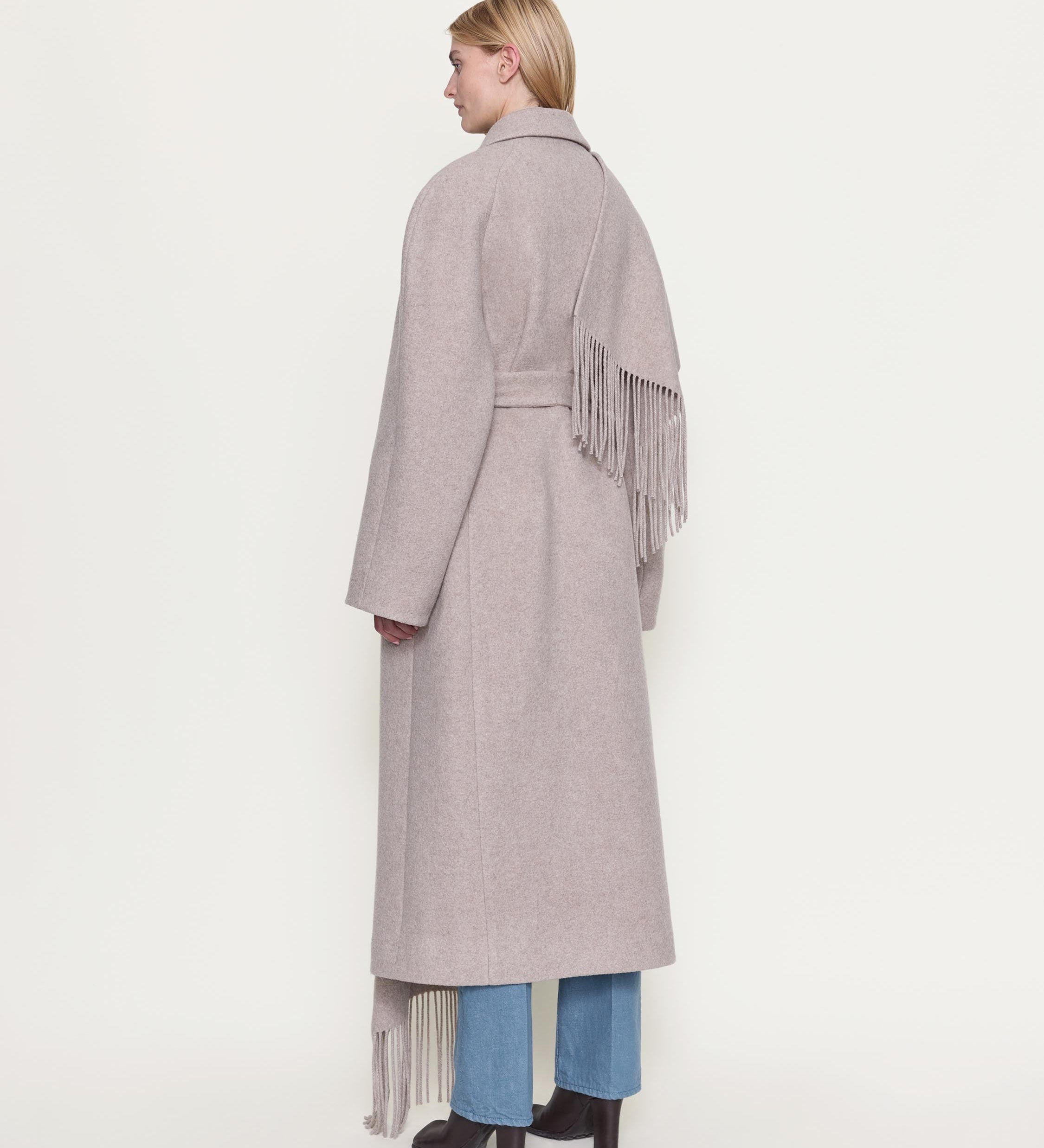 OSSOU - Canyon Coat in Dune Melange
