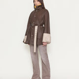 OSSOU - Asha Coat in Tobacco and Rye