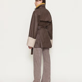 OSSOU - Asha Coat in Tobacco and Rye