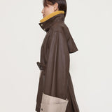 OSSOU - Asha Coat in Tobacco and Rye