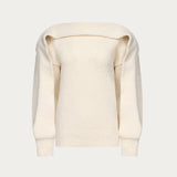 OSSOU - Umber Sweater in Buff