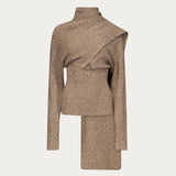 OSSOU - Wright Sweater in Sorrel Melange