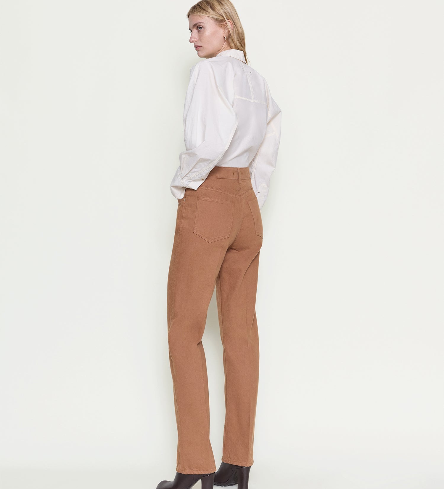 OSSOU - Noon Jean in Saddle Wash