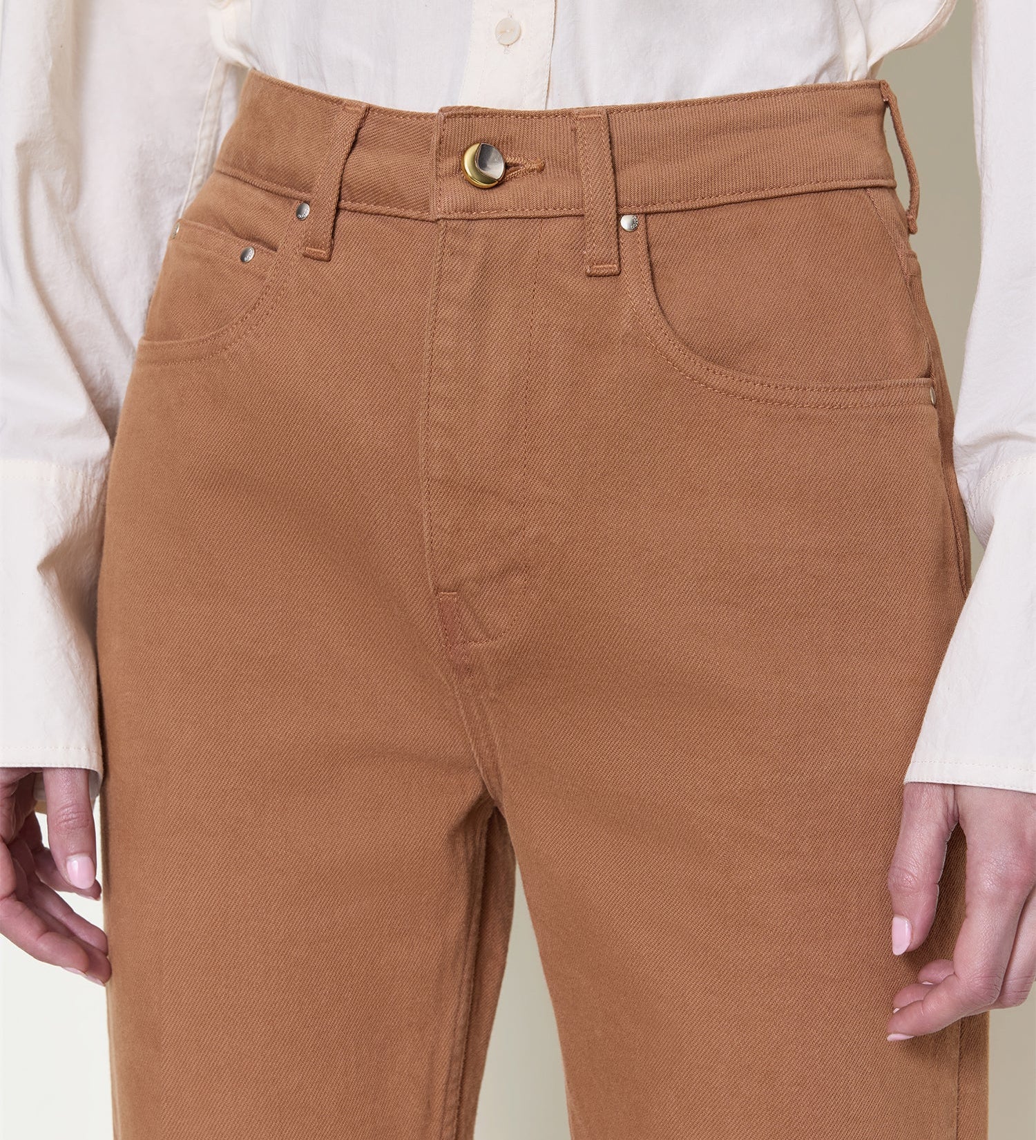 OSSOU - Noon Jean in Saddle Wash