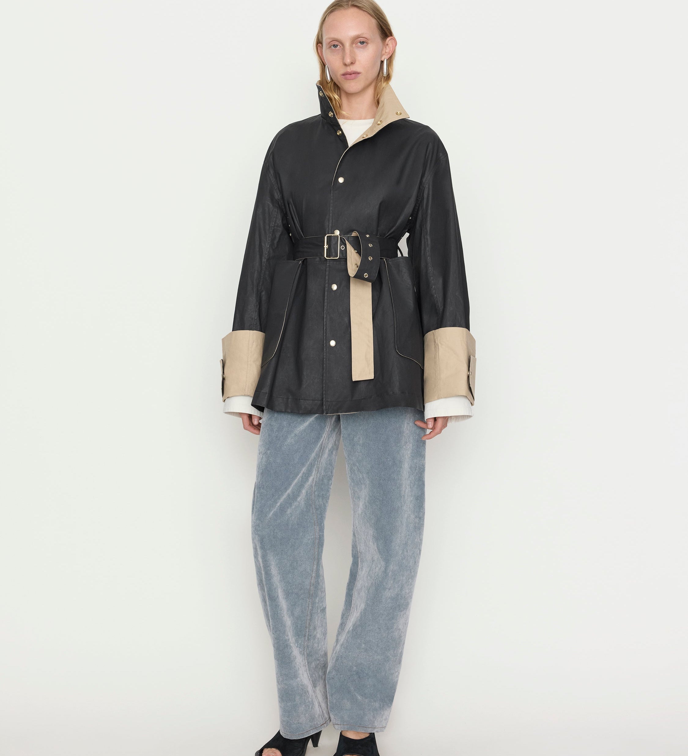 OSSOU - Asha Coat in Dusk and Rye
