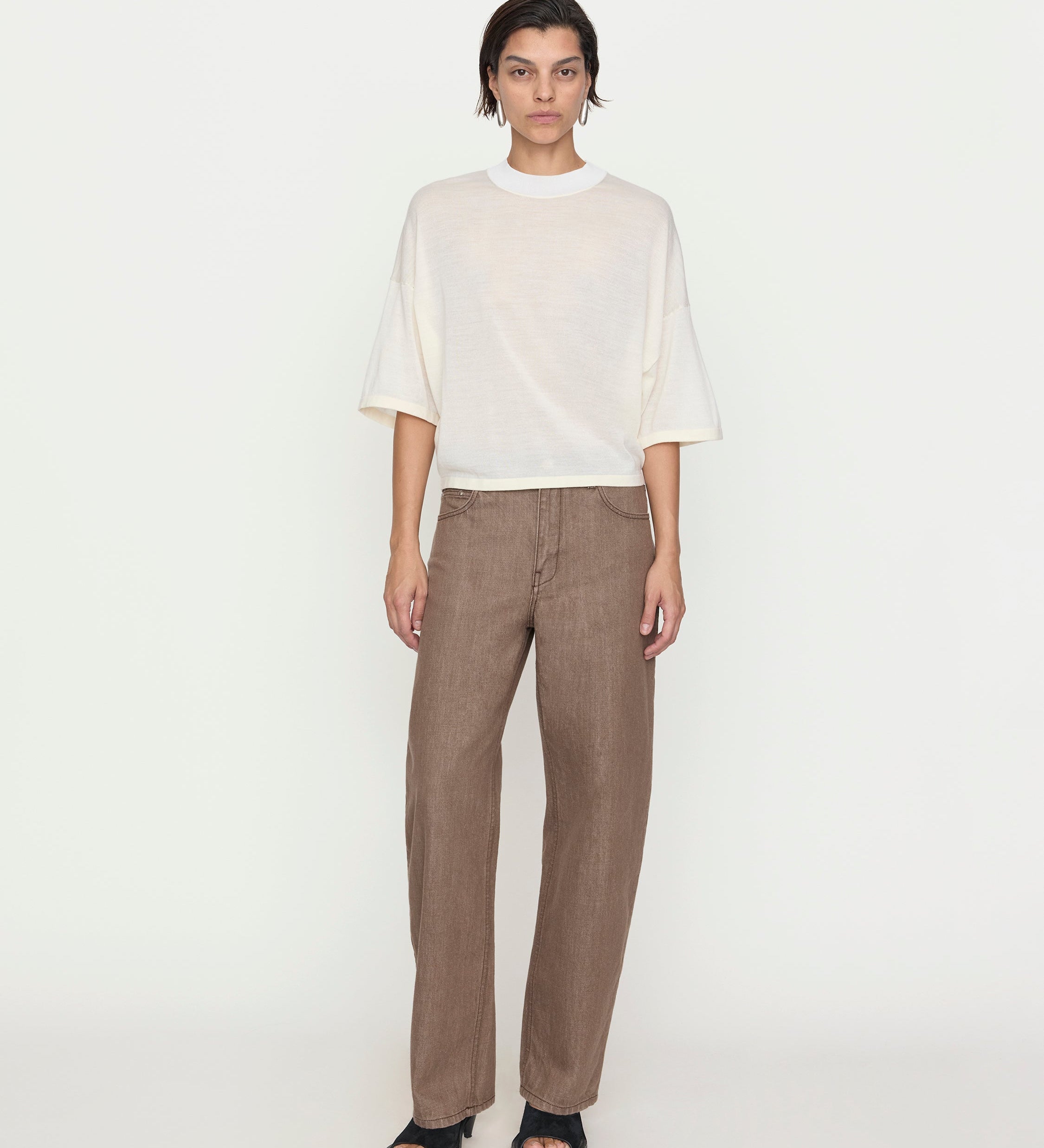 OSSOU - Fenner T - Shirt in Milk