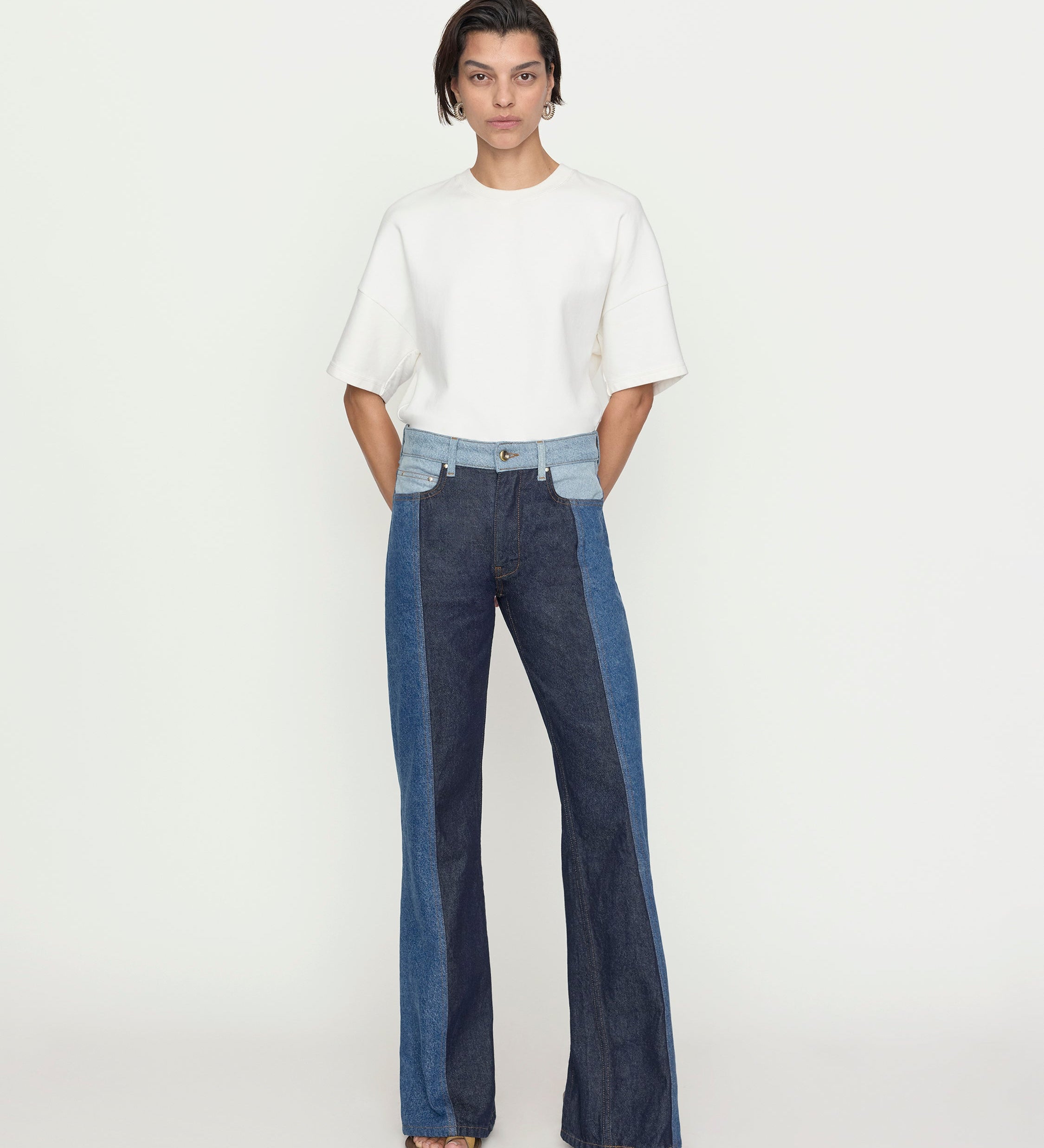 OSSOU - Jane Jean in Indigo Multi