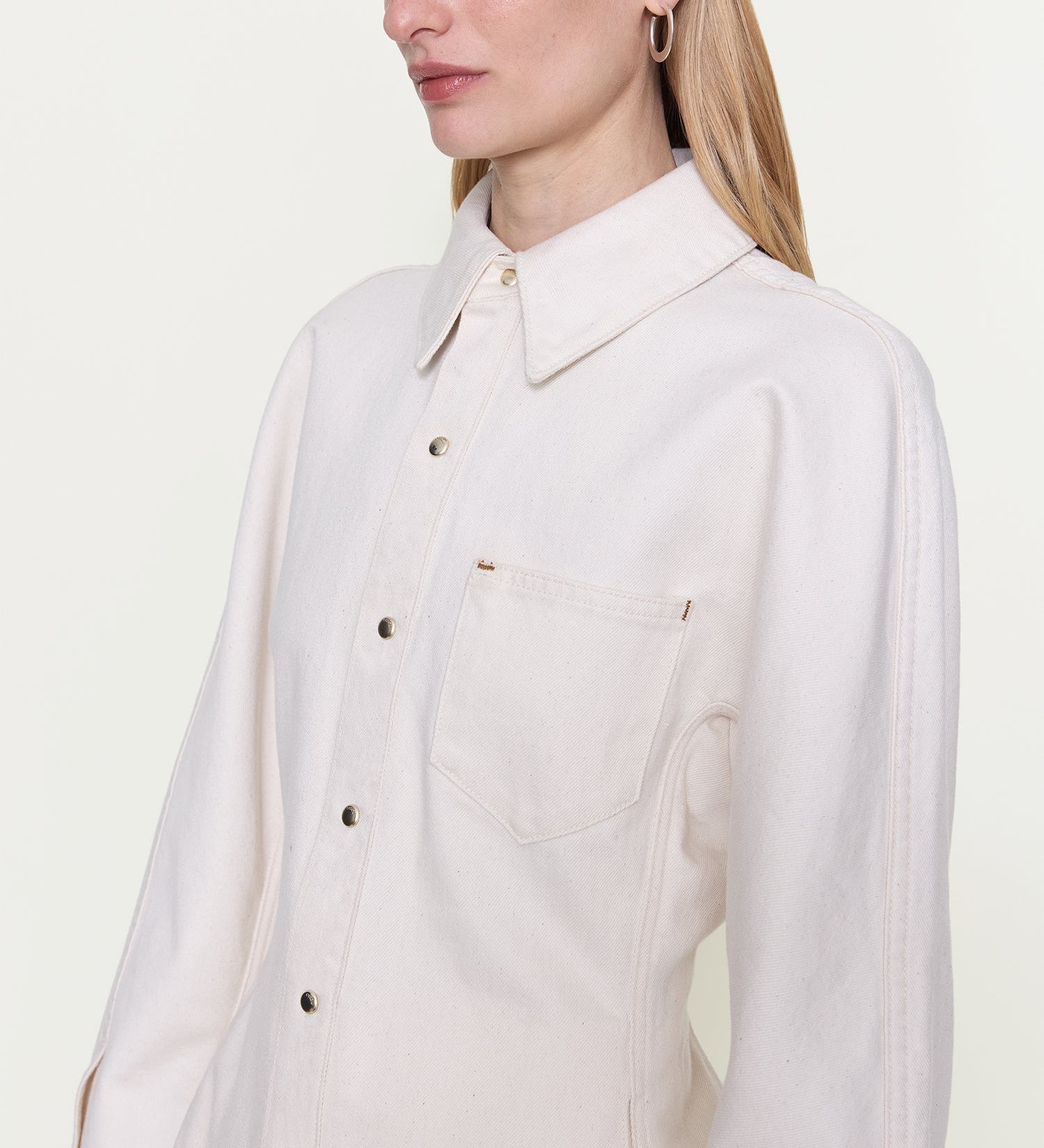 OSSOU - Cinch Shirt in Buff Wash
