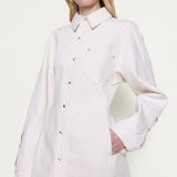 OSSOU - Cinch Shirt in Buff Wash