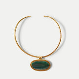Veronica Beard - Dakota Green Agate Necklace