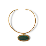Veronica Beard - Dakota Green Agate Necklace