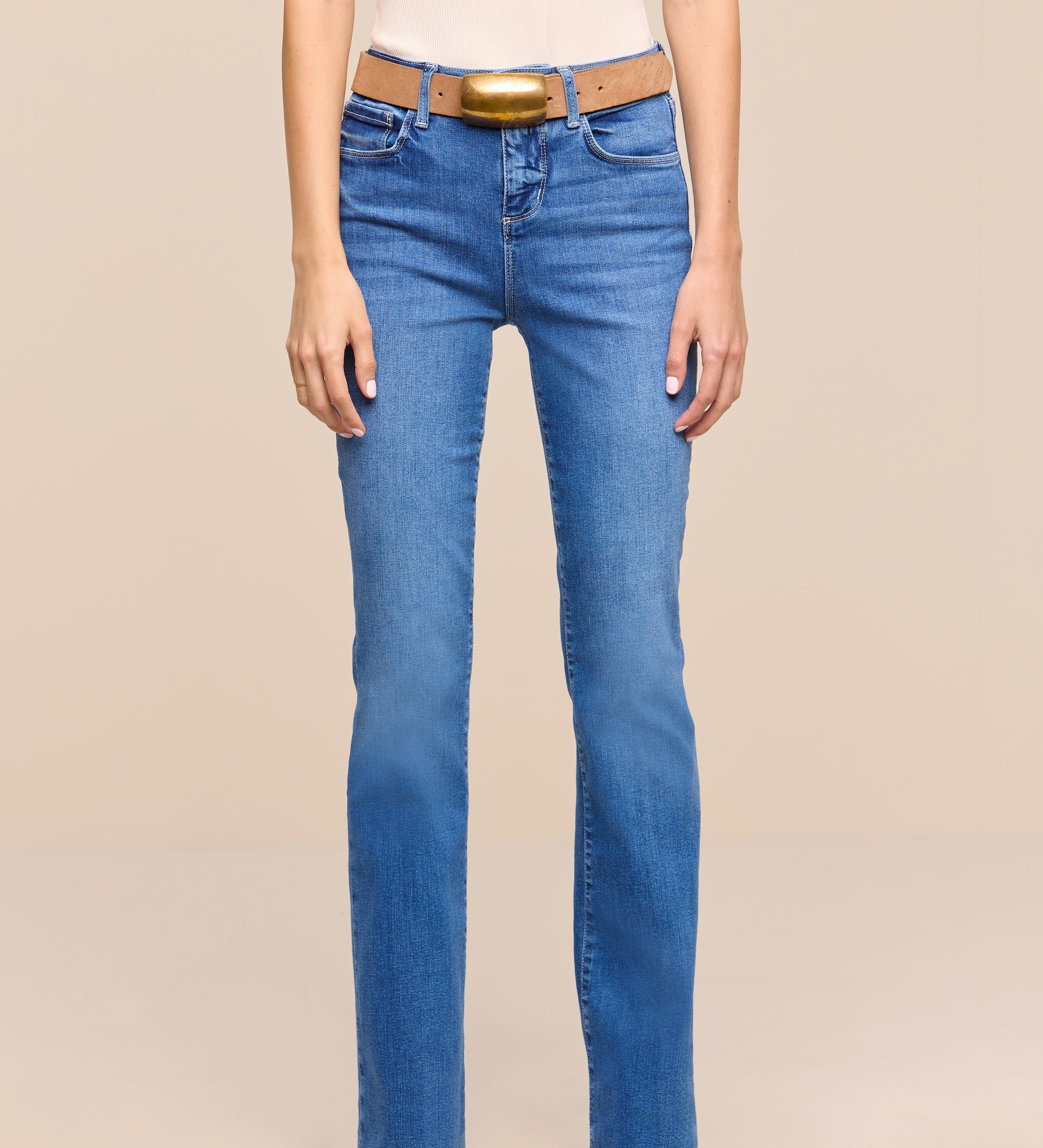 L'AGENCE - Petite Ruth Straight - Leg Jean